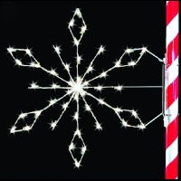 5' Silhouette Crystal<br />Snowflake