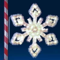 6' Crystal Snowflake