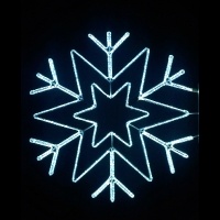5' Stylized Arctic Star<br />Snowflake