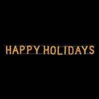 3' x 36'  Happy Holidays<br />Skyline