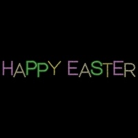 3' x 31' Happy Easter<br />Staggered