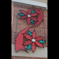 Poinsettia Building Front<br />Display
